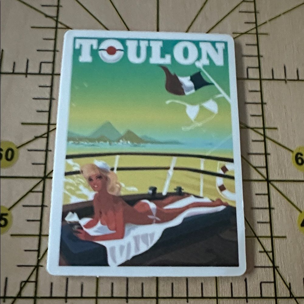 💜13/$13 +Bundle Sticker Sale | Travel Toulon Waterproof Sticker